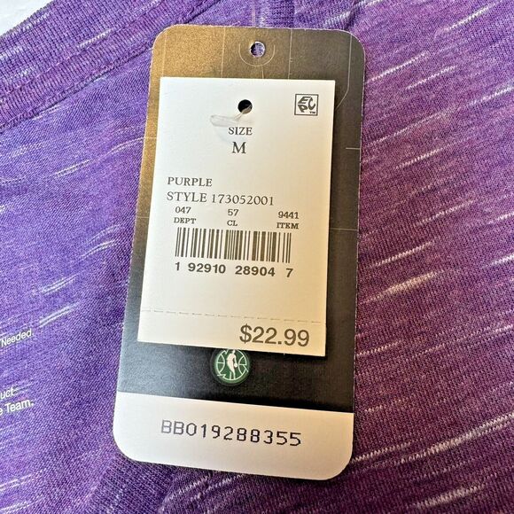 LA Lakers Womens Medium Purple TShirt NBA Basketball Team T-Shirt Top MLPS - Picture 6 of 6